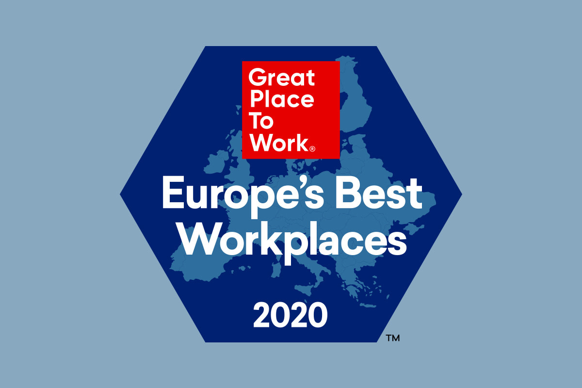 elaboratum ausgezeichnet unter 2020 Best Workplaces in Europe von Great