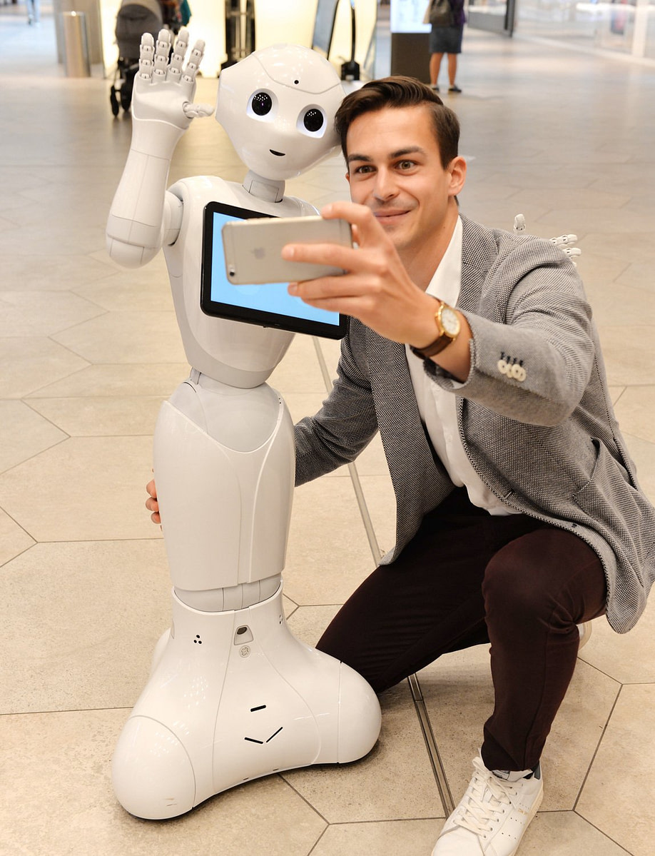 Pepper Roboter im Gerber