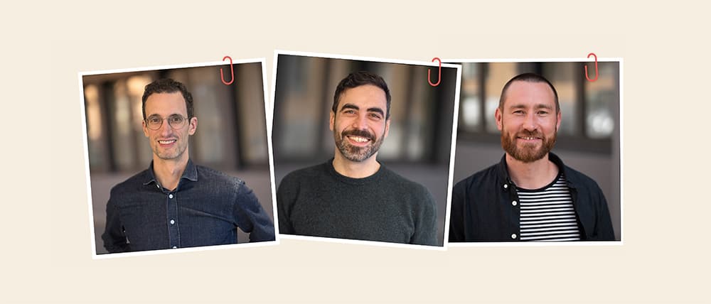 Valentin Wullschleger, Karim Weber und Marco Schulz