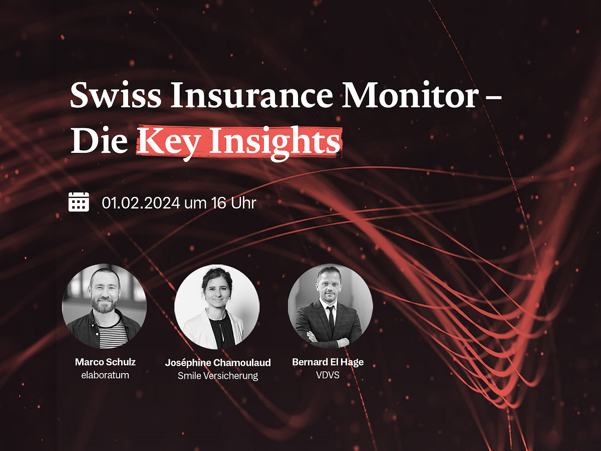Teaserbild für das Live-Webinar Swiss Insurance Monitor