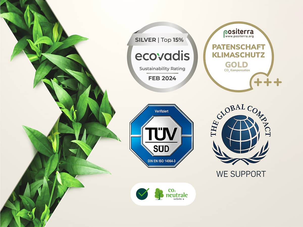 Unsere Partnerschaften, Netzwerke und Auszeich­nungen in Sachen Nachhaltigkeit