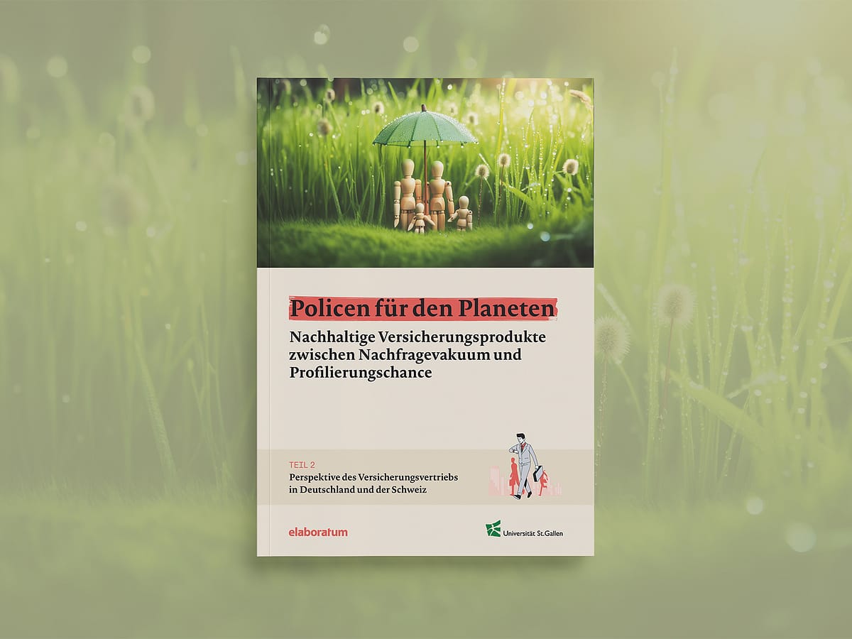 Cover des zweiten Teils der Studienreihe Policen für den Planeten