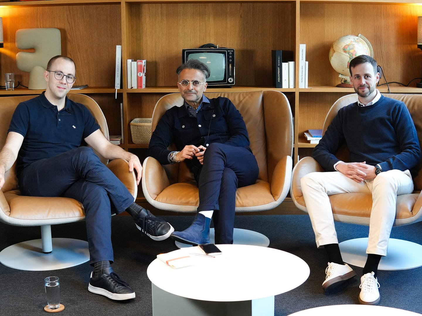 Gruppenbild: Fabian Mösli, Dimitrios Haratsis, Yvo Richner