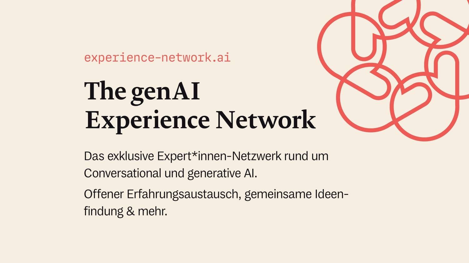 Vorschaubild genAI Experience Network Website