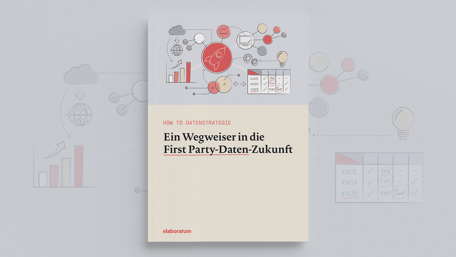 Cover des Whitepapers "How to Datenstrategie"