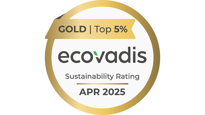 Ecovadis Gold Auszeichung 2025
