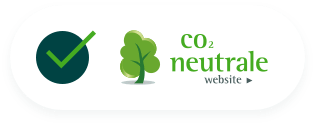 Siegel CO2-neutrale Website